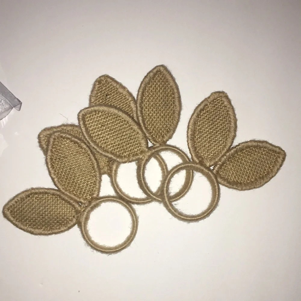NIOB Bardwil Linens Natural Bunny Ear Napkin Rings